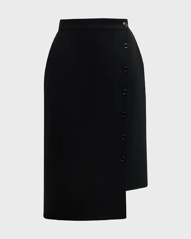 Milo Button-Front Skirt